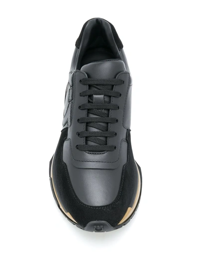 Ferragamo Brooklyn Sneakers In Black
