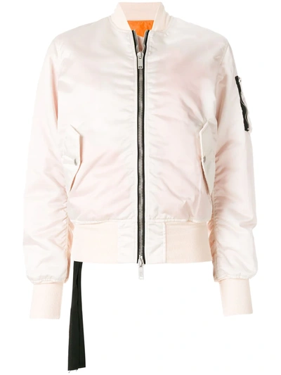 Ben Taverniti Unravel Project Basic Bomber Jacket In Pink