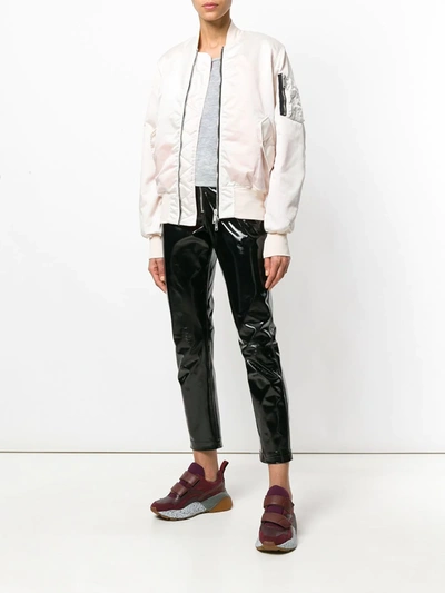 Ben Taverniti Unravel Project Basic Bomber Jacket In Pink