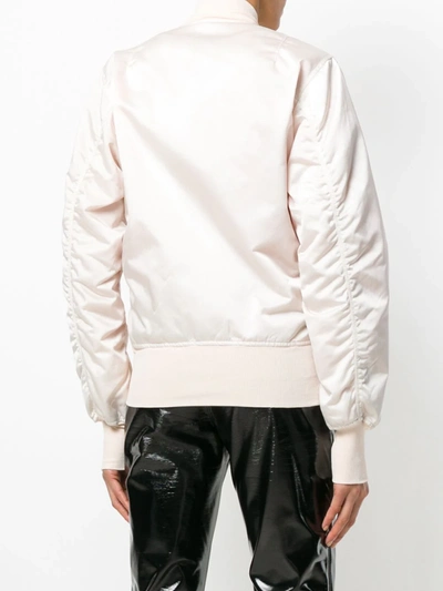 Ben Taverniti Unravel Project Basic Bomber Jacket In Pink