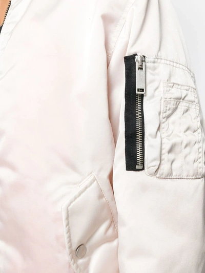 Ben Taverniti Unravel Project Basic Bomber Jacket In Pink