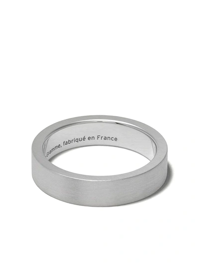 Shop Le Gramme Le 7 Grammes Ribbon Ring In Silver