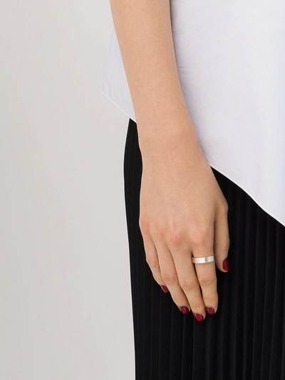 Shop Le Gramme Le 7 Grammes Ribbon Ring In Silver