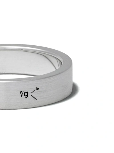 Le Gramme Le 7 Grammes Ribbon Ring In Silver