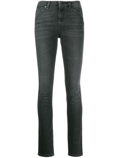 Shop Philipp Plein Miss Slim-fit Jeans In Black