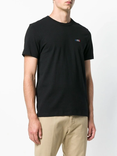 Shop Ami Alexandre Mattiussi T-shirt With Ami Embroidery In 001 Black