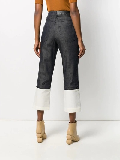 Shop Loewe Fisherman Jeans In Blue