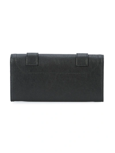 Shop Proenza Schouler Ps1 Continental Wallet In Black
