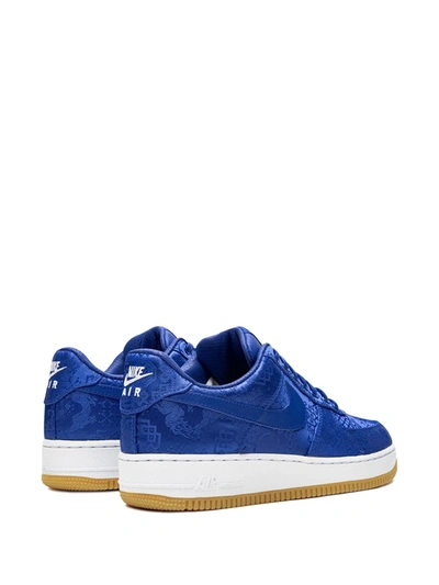 Shop Nike X Clot Air Force 1 Prm "blue Silk" Sneakers