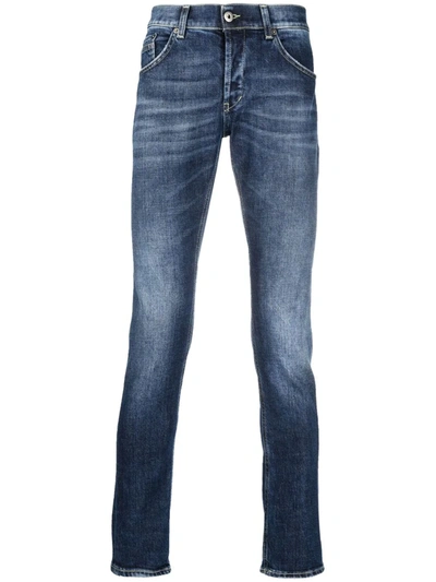 Shop Dondup Mid-rise Skinny Jeans In Blau