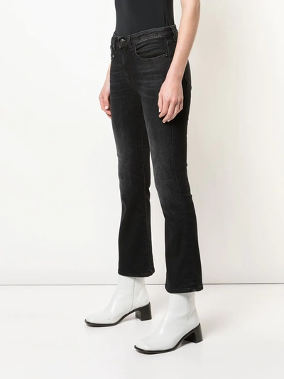 Shop R13 Classic Bootcut Jeans In Black