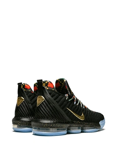 Nike Lebron Xvi Kc Sneakers In Black