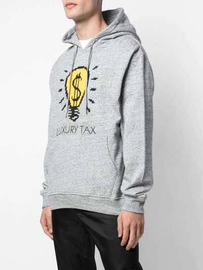 Mostly Heard Rarely Seen 8-bit Bulb Jersey Hoodie In Grey