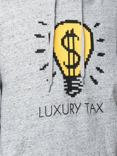Mostly Heard Rarely Seen 8-bit Bulb Jersey Hoodie In Grey