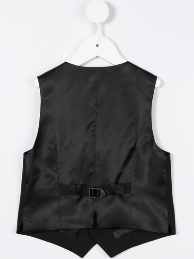 Shop Dolce & Gabbana Formal Waistcoat In Black