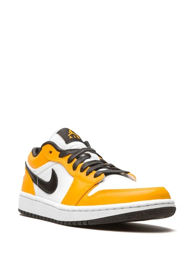 Shop Jordan Air  1 Low Se "laser Orange" Sneakers In White