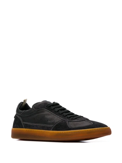 Shop Officine Creative Karma 1 Panelled Sneakers In Black