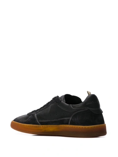 Shop Officine Creative Karma 1 Panelled Sneakers In Black