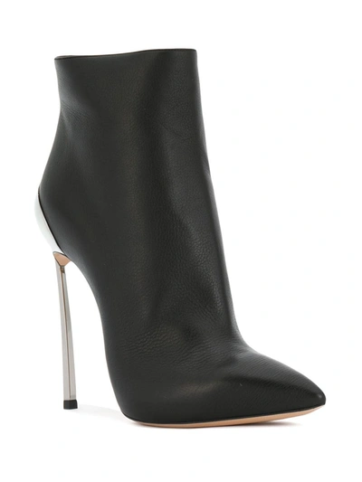 Shop Casadei Techno Blade Ankle Boots In Black