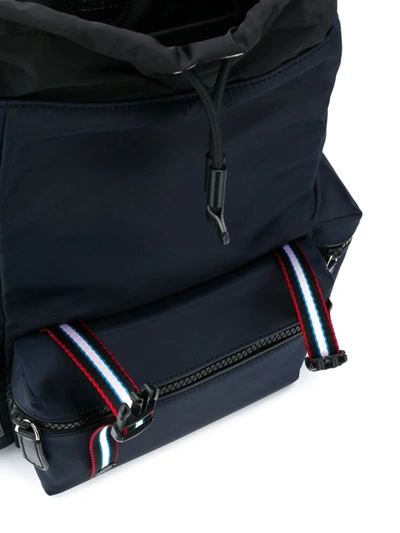 Shop Bally Crew Backpack In Blue