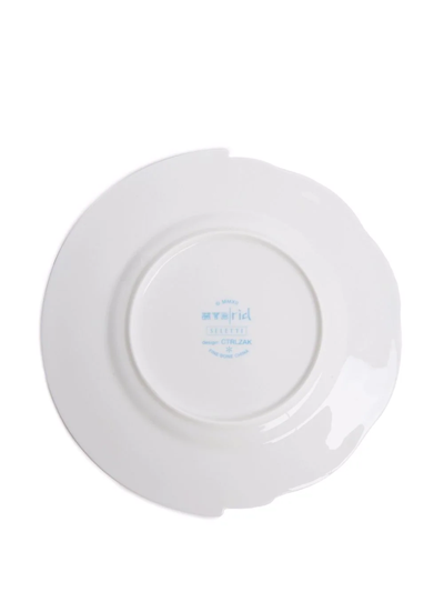 Seletti Hybrid Zoe Dessert Plate In White