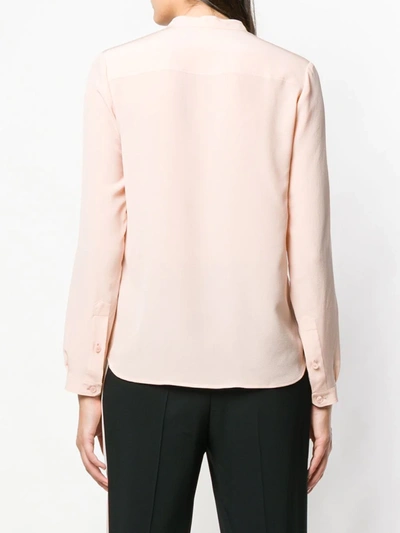 Shop Stella Mccartney Eva Silk Shirt In Pink