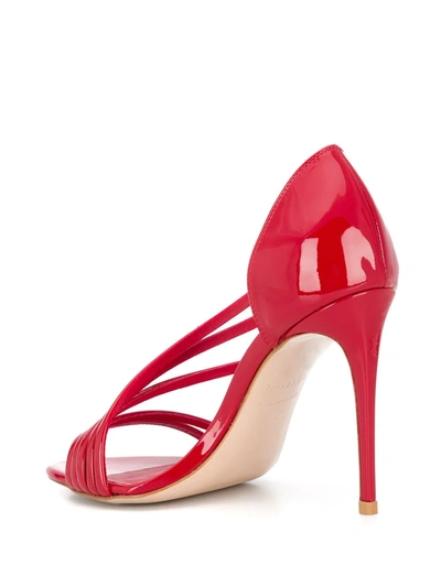 Shop Le Silla Scarlet 120mm Sandals In Red