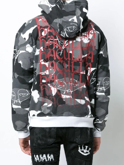 Haculla Witchslap Reversible Camouflage Hoodie In Black