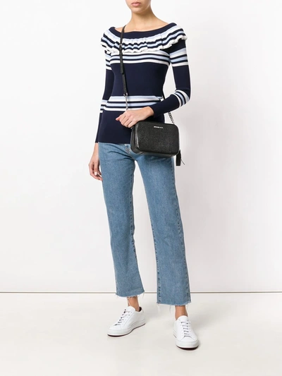 Michael Michael Kors Ginny Crossbody Bag In Black