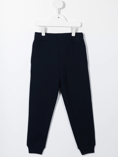 Shop Ralph Lauren Logo-print Track Pants In Blue