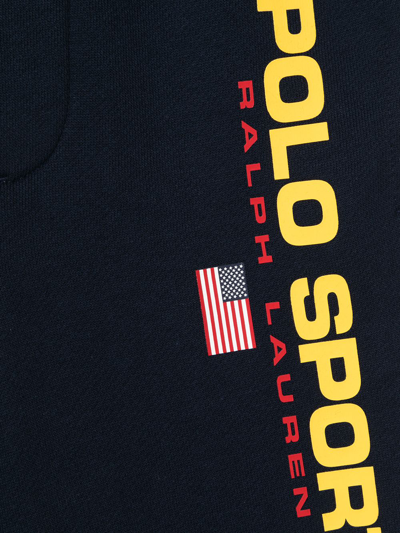 Polo Ralph Lauren Logo-print Track Pants In Blue