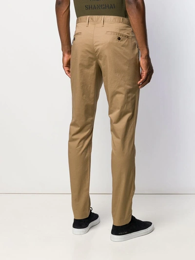 Shop Michael Michael Kors Straight-leg Trousers In Brown
