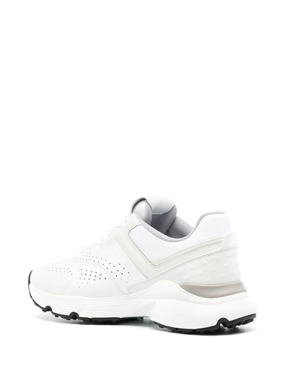 Tod's Perforated Low-top Sneakers In White