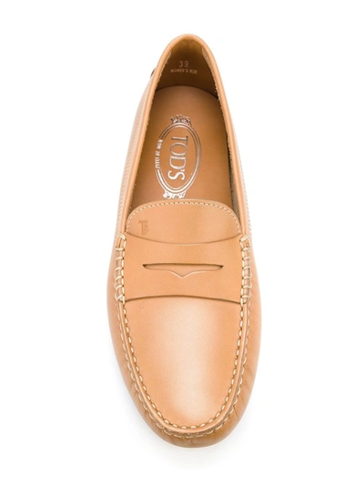 Tod's Classic Loafers In Neutrals