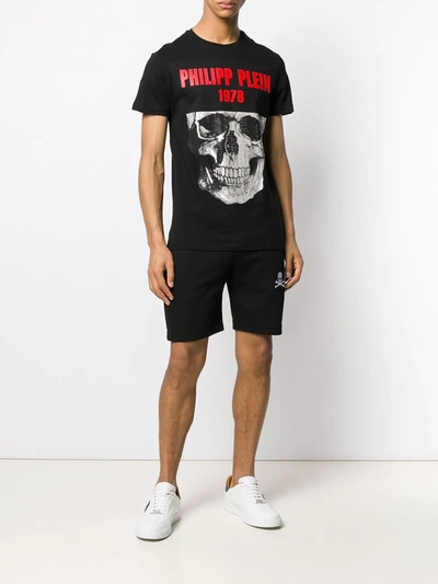 Shop Philipp Plein Ss Skull T-shirt In Black
