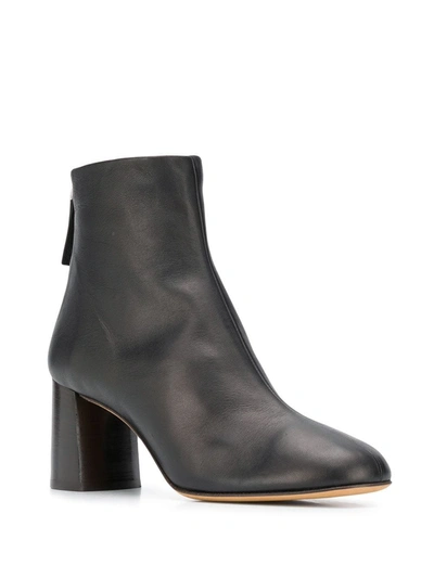 3.1 Phillip Lim Nadia Leather Ankle Boots In Black