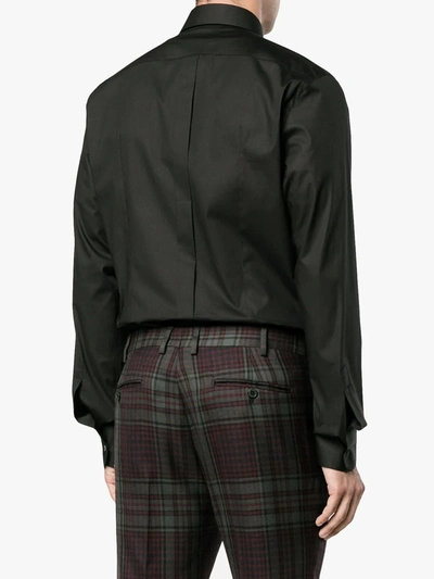 Dolce & Gabbana Black Essential Cotton Shirt In Black