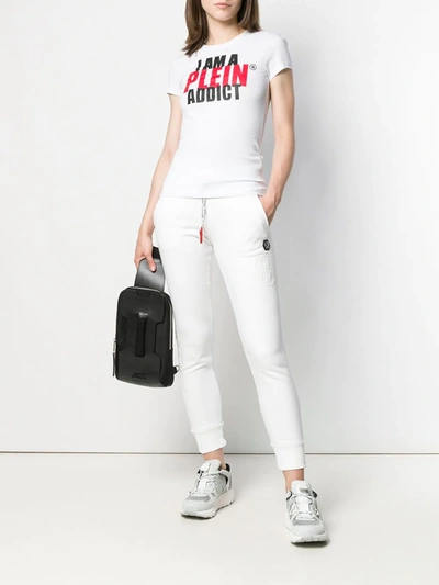 Shop Philipp Plein Statement T-shirt In White