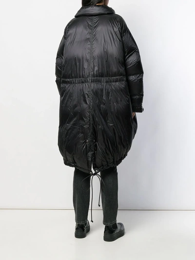 Shop Sacai Padded Parka In Black