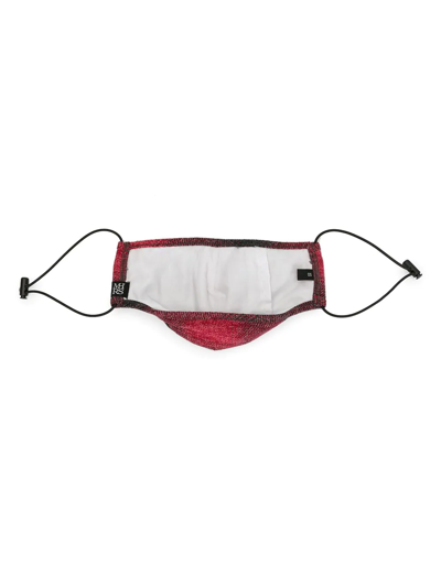 Mostly Heard Rarely Seen Two-tone Face Mask In Red
