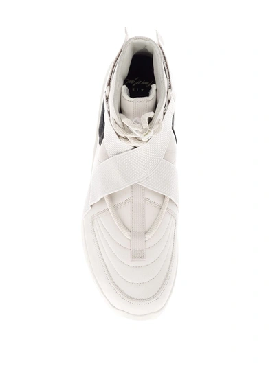 Shop Nike Air Fear Of God Raid "light Bone" Sneakers In White