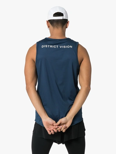 Shop District Vision Air Wear Stretch Sports Vest In Blue