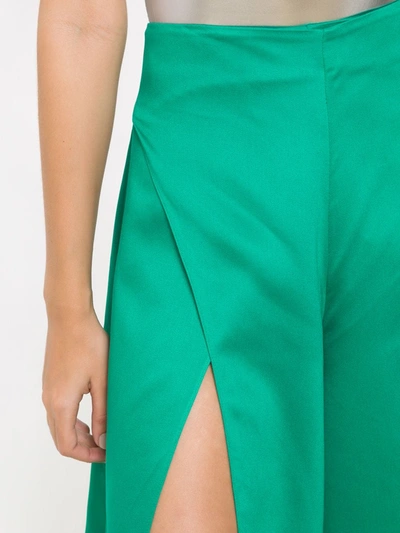 Shop Adriana Degreas Italia Culottes In Green