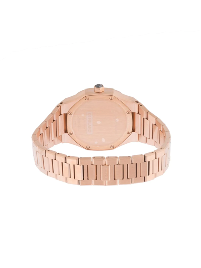 Shop D1 Milano Ultra Thin Rose Night 34mm In Gold