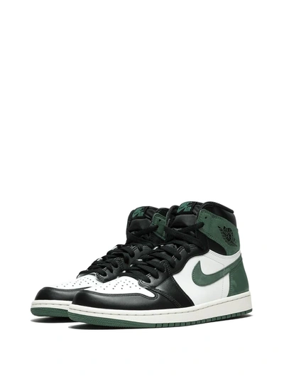 Shop Jordan Air  1 Retro High Og "clay Green" Sneakers In Black