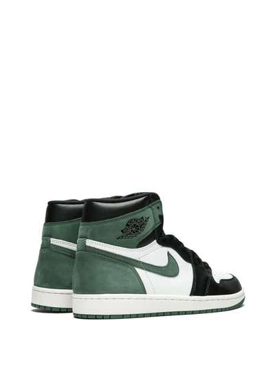 Shop Jordan Air  1 Retro High Og "clay Green" Sneakers In Black