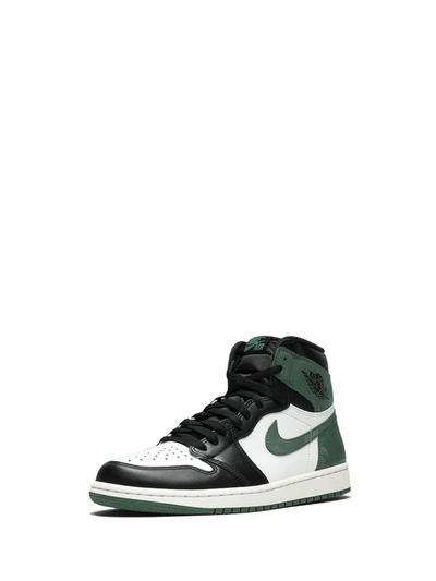 Shop Jordan Air  1 Retro High Og "clay Green" Sneakers In Black