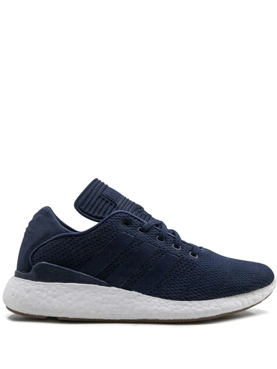 Shop Adidas Originals Busenitz Pureboost Primeknit Sneakers In Blue