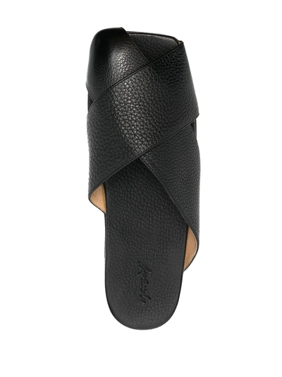 Marsèll Spatula Crossover Sandals In Black