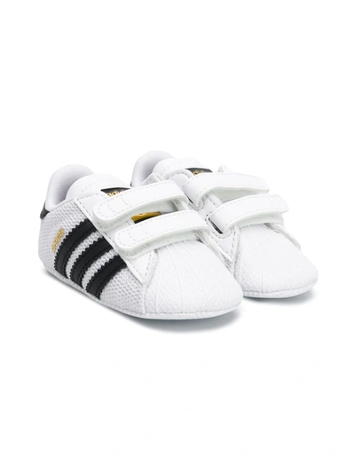 Shop Adidas Originals Superstar Pre-walker Sneakers In White